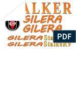 gilera sticker