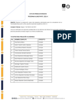 Lista de Preseleccionados 2023 A