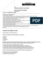 Prova importante para aplicação até 15/04