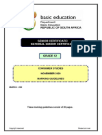 Consumer Studies Nov 2020 Memo Eng