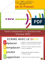 Guide D'entrainement À L'expression Écrite. Direction Provinciale de Sidi Kacem ELEVES