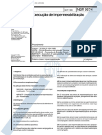 Execução de Impermeabilização: ABNT-Associação Brasileira de Normas Técnicas