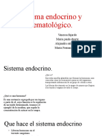 Sistema Endocrino y Hematológico.: Vanessa Fajardo Maria Paula Duarte Alejandra Salamanca Maria Fernanda Díaz