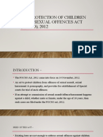 The Protection of Children From Sexual Offences Act