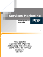 Services Marketing - Employees Role in Service Delivery