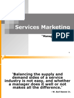 Services Marketing - Managing Demand