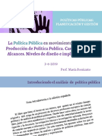 La - Politica - Publica - en - Movimiento - 2019. ANALISIS DE POLITICAS PUBLICAS