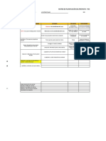 Matriz de Planificación Del Proyecto - Trabajo T1: Nombre Del Equipo: Los Intelectuales NRC: Nombres de Los Integrantes