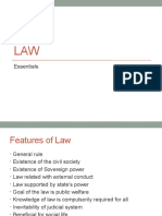 Law Essentials: Features, Kinds, and Sources