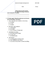 2 ESO Test Unit 4 L - R Standard NEW Version PDF