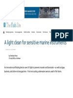 A Light Clean For Sensitive Marine Instruments - The Fish Site