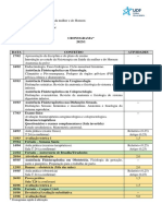 Cronograma Sujeito À Alteração