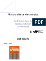 Físico-química Metalúrgica e suas aplicações