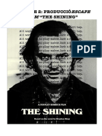 Escape Room: Projecte 2: Producció "The Shining"