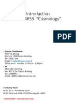 PHYS4653 "Cosmology"