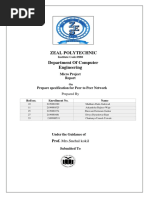 Zeal Polytechnic Department of Computer Engineering: Micro Project