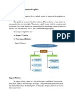 Output Devices in Computer Graphics: Printers