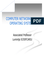 Computer Networks and Operating Systems: Associated Professor Luminiţa SCRIPCARIU