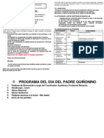 Día del Padre en la I.E. José Quiñones: Campeonato de fútbol y actividades manuales