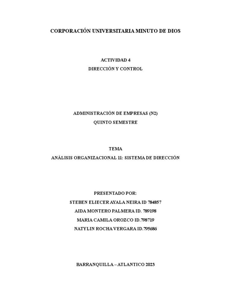 Actividad 4 Analisis Organizacional 2 PDF