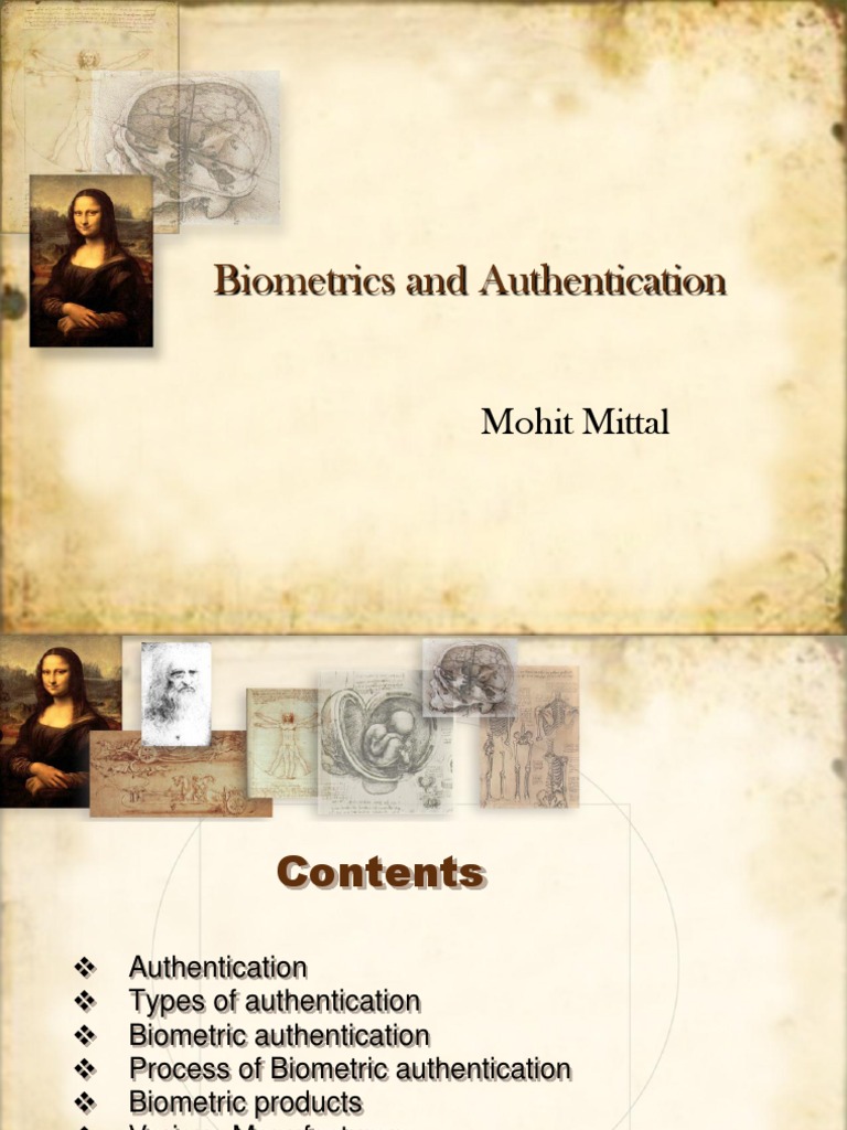 Understanding Biometric Authentication Methods | PDF | Biometrics ...