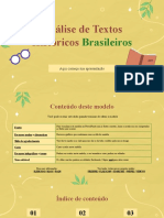 Análise de Textos Históricos: Brasileiros
