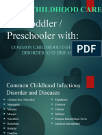 The Toddler / Preschooler With:: Early Childhood Care