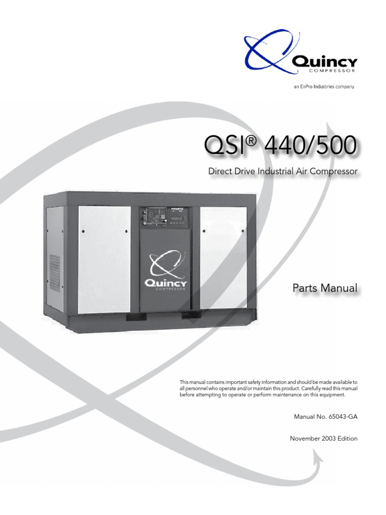 65043-Ga Rig Air Compressor. | PDF | Pump | Valve