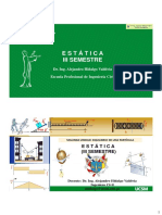 Estática Iii Semestre: Dr. Ing. Alejandro Hidalgo Valdivia Escuela Profesional de Ingeniería Civil