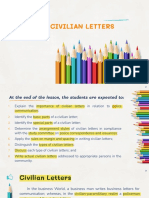 The Civilian Letters
