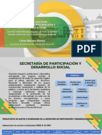 Presentacion Informe de Gestion Secretaria de Participacion
