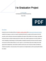 Proposal To Graduation Project: Head Department of Industrial Engineering March 2023