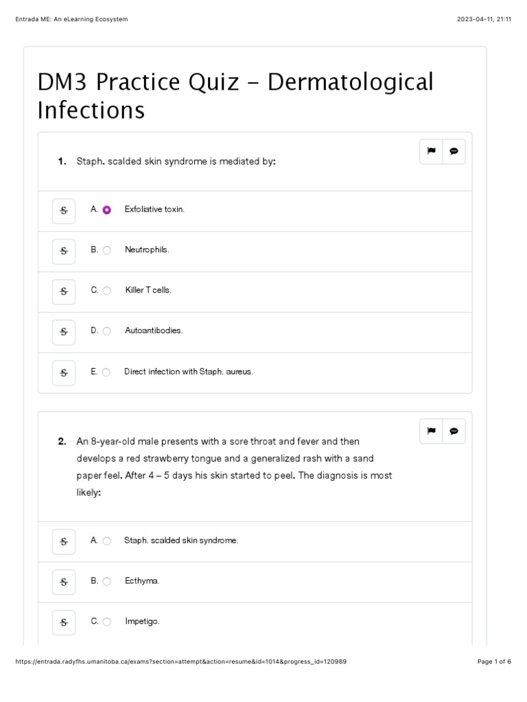 04 Quiz PDF Herpes Simplex Viral Diseases