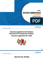 El Sistema Nacional de Presupuesto Público: integración, funciones y responsabilidades