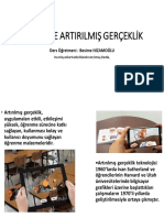 Eği̇ti̇mde Artirilmiş Gerçekli̇k