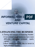 Informal Risk Capital AND Venture Capital: 4/12/2012 6:59:45 PM 1 by DR - Rajesh Patel, Director, NRV MBA