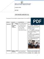 Informe Mensual: Virgen de Fátima, 14 de Abril de 2021. Oficio GADPR-VF IMVP-082