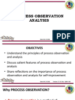 Process Observation Analysis: Date: 04-22-2021 Version: V2 DC No: - QMR - 051