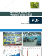 Abordaje Inicial Del Paciente Con Dengue: M.C. Carlos Coral Infectólogo Hai - Marzo 2023