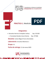 Reporte #1 Circuitos Electricos