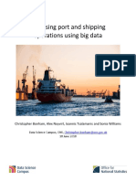 Analysing port operations with big data