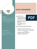 Ajay Mahadik: Profile