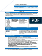 Sesión de Aprendizaje - 2dos