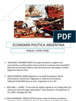 Economía Política Argentina: Módulo I (1930-1958)