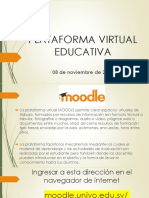 Plataforma virtual Moodle educativa