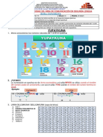 Numeración quechua del 1 al 20