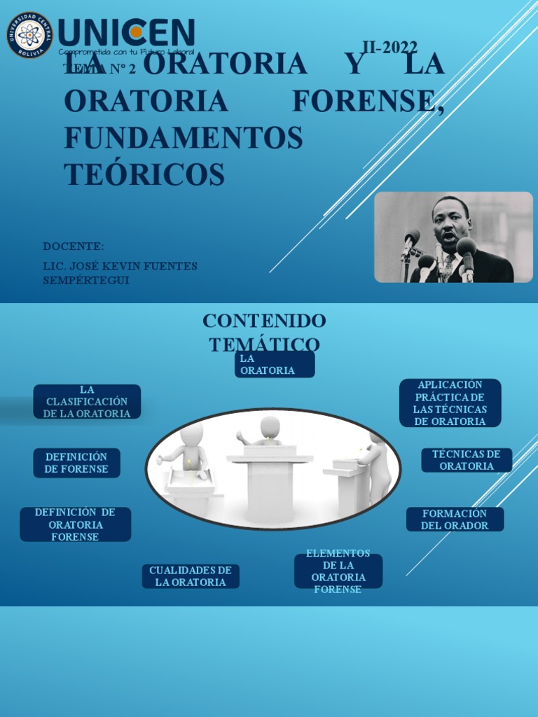 Fundamentos de la Oratoria Forense | PDF | Hablar en público | Sermón
