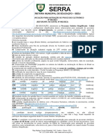 Edital de Convocação #005-2023 - Cuidador para Estudantes Com Deficiência