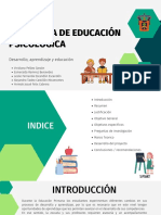 Exposición ROGRAMA DE EDUCACIÓN PSICOLÓGICA