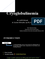 Cryoglobulinemia: Dr. Luthfi Ahmad Dr. Suriani Alimudin, SP - PD, K-AI